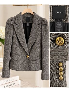 Smythe Blazer - altered size 6 - cropped it so original